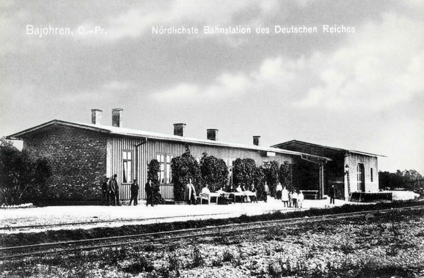 The Prussian Rail Station at Bajohren